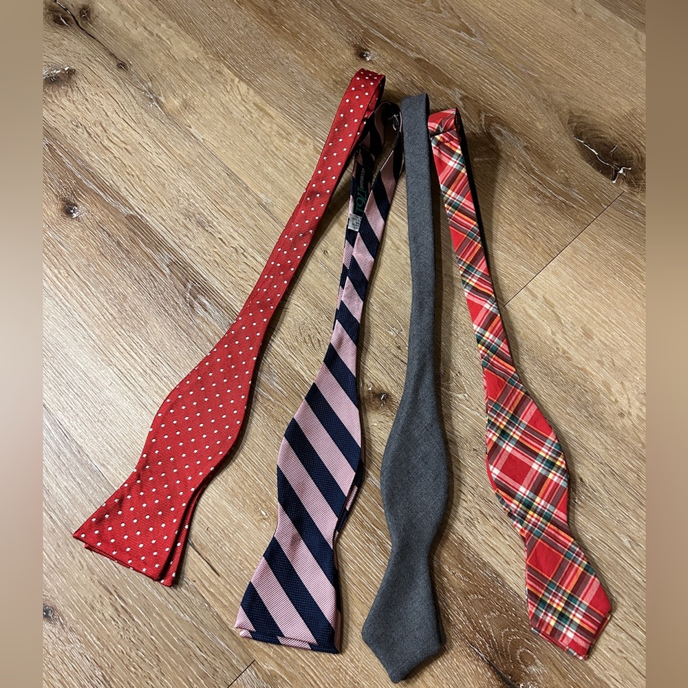 Adjustable Men’s Bow Tie Bundle/Lot-Price for all 4